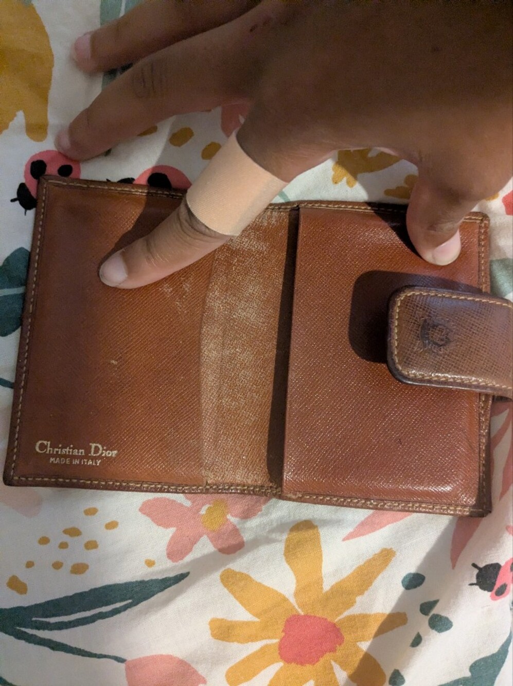 Vintage Dior Men's Leather Wallet